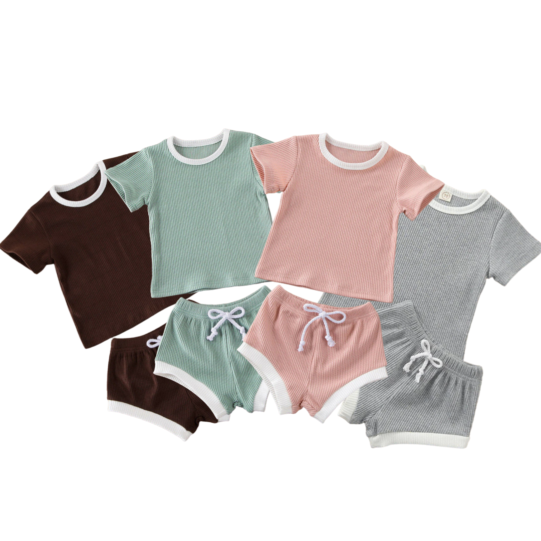 Basic Summer Set - Cozy N Cute Kids Boutique