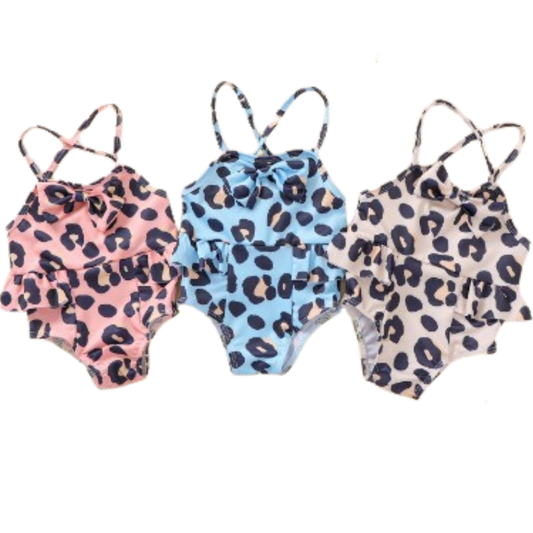 Leopard Swimsuit - Cozy N Cute Kids Boutique